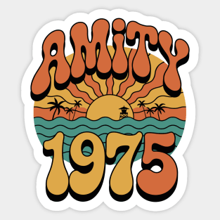 Amity 1975 Vintage Groovy 70s Sticker